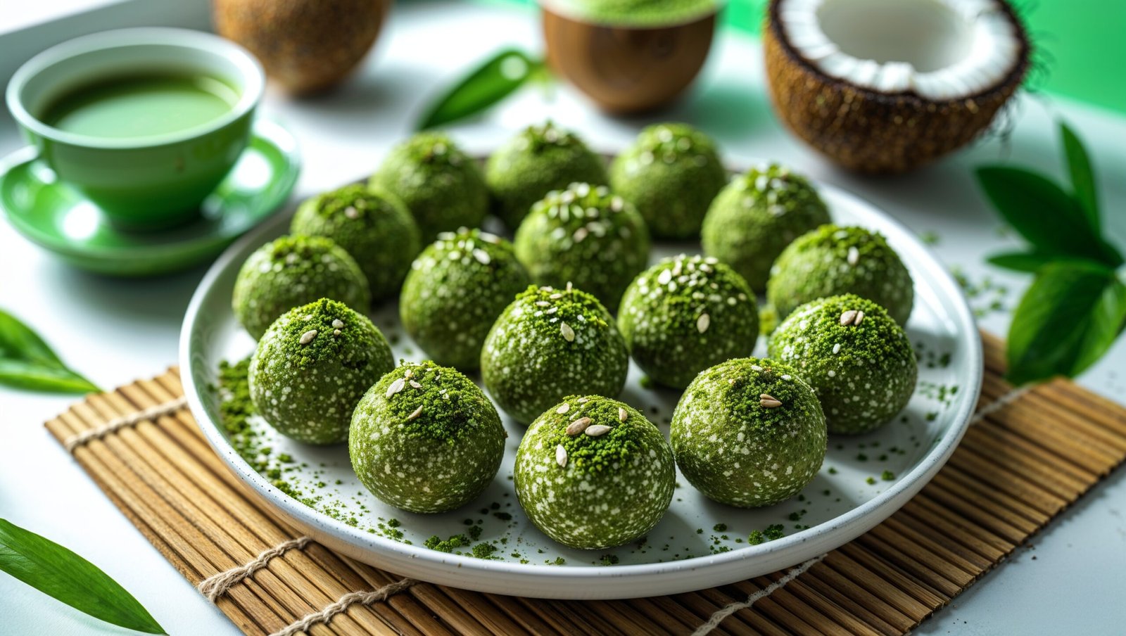 Viral Matcha Coconut Energy Bites: A 10-Minute Superfood Snack